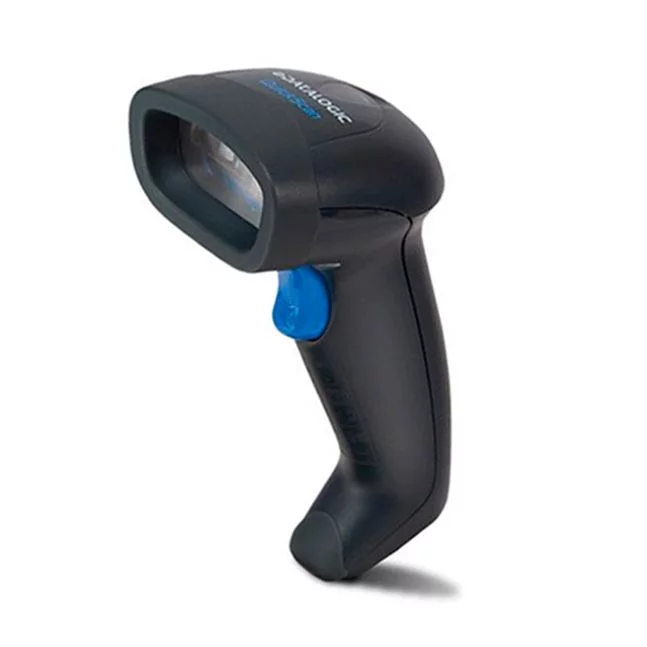 Сканер Datalogic QuickScan QDT2131, ручной, image, серый, кабель KBW, подставка