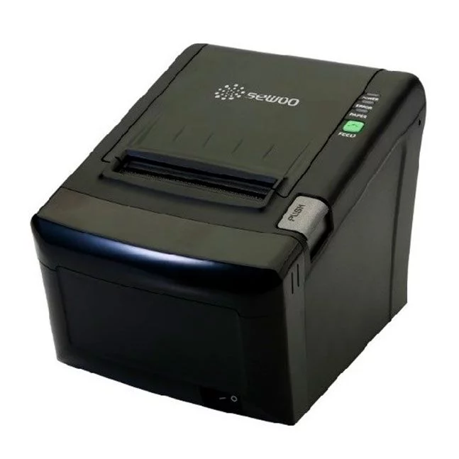 Принтер чеков Sewoo LK-TE122US (USB + Serial) чёрный