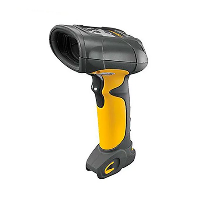Сканер Motorola LS3408, увеличенной дальности, желтый, USB, RS-232