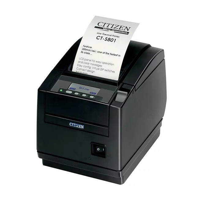 Принтер чеков Citizen CT S801II (термо, Bluetooth, черный, CTS801IIS3TEBPXX) картинка товара AuTrade.ru