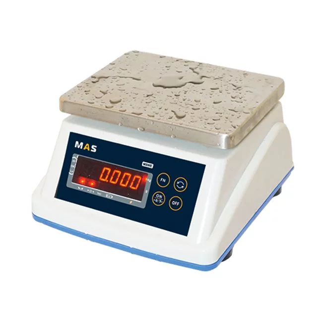 Весы порционные MAS MSWE-6кг, 2 г, 210х175, пылевлагозащищенные