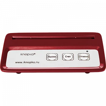 Кнопка вызова iKnopka APE130 (красный, прямоугольный, APE130-3LRx) картинка товара AuTrade.ru